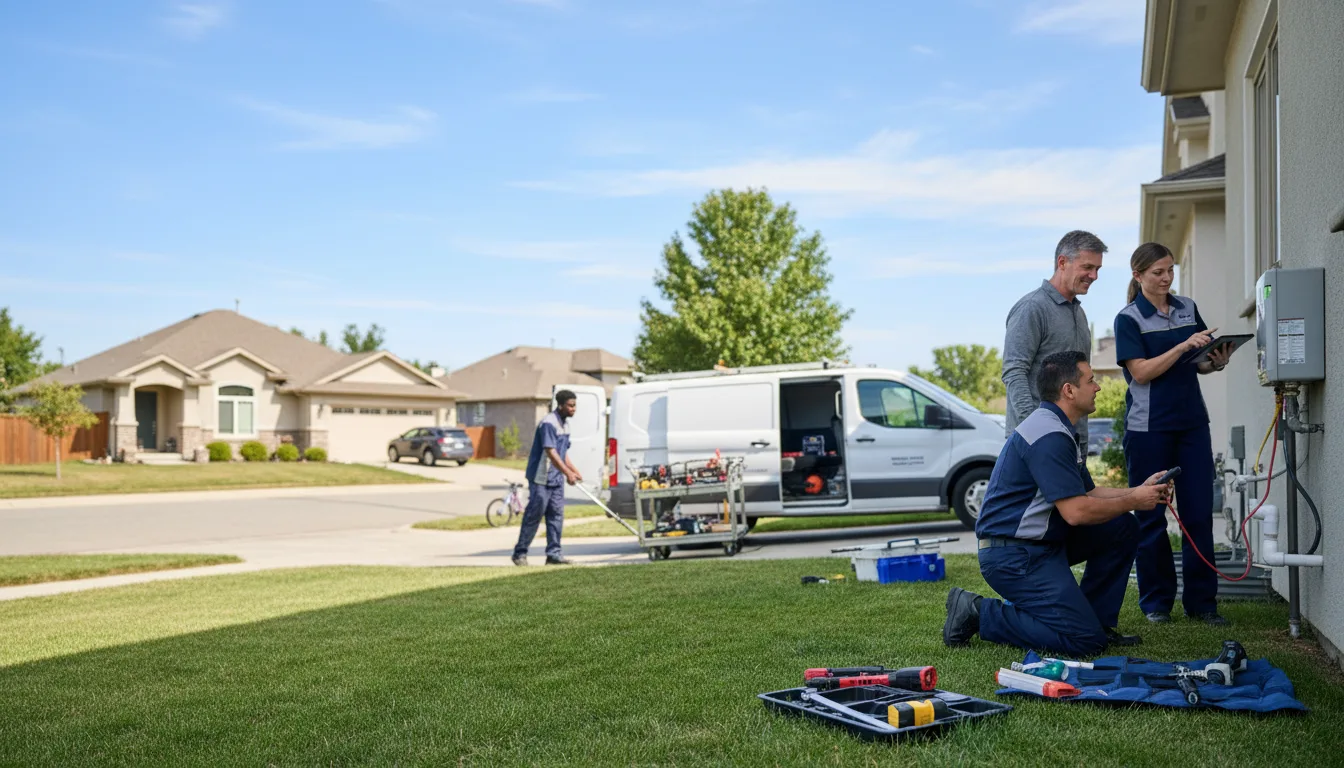 Tankless water heater service in Curran, MI